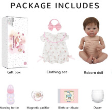 Realistic Reborn Baby Doll Lifelike Silicone 20 inch with HandPainted Ve