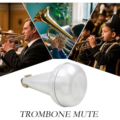 Trombone Cup Mute  Lightweight Quiet Portable Professional Practice Tool 2
