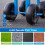 Garden Trolley with Swivel Seat, Adjustable Height, Blue 2