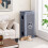 4-Story Cat Condo with Scratching Posts, Light Grey 4