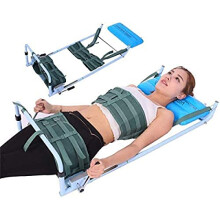Lumbar and Cervical Spine Traction Device Relieves Back and Neck Pain with Posture Correction for Home Use