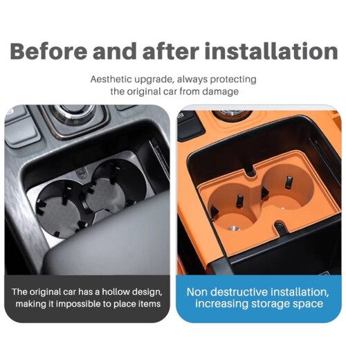 Per  H9 2024 2025 Supporto per Bicchieri D'Acqua per Auto Pad In Silicone Accessorio Interno per Supporto per Bicchieri D'Acqua 2