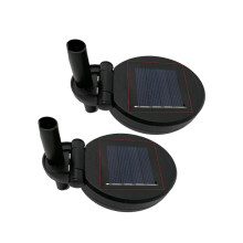 2Pcs Solar Panel Waterproof LED Replacement Plastic Outdoor Light Replacement Parts Pathway House Hanging DIY Garden