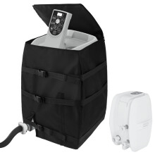 Hot Tub Spa Heater Pump Cover, Inflatable with Zipper Opening for Multiple Pumps
