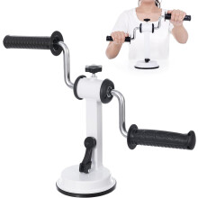 Portable Rehabilitation Exerciser for Arm and Shoulder, Strong Suction, Adjustable Resistance, Mini Exercise Bike