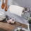 Kitchen Roll Holder Wall Without Drilling, Practical Roll Holder Kitchen Brushed Stainless Steel, Cake Roll Holder, Kitchen Roll Holder Silver 33.6CM 3