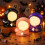 Grim Reaper Night Light 3 Pack, Pull-Back Toy Lamp with Adjustable Brightness, 3 Color Modes, Halloween Decor 9