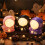 Grim Reaper Night Light 3 Pack, Pull-Back Toy Lamp with Adjustable Brightness, 3 Color Modes, Halloween Decor 3