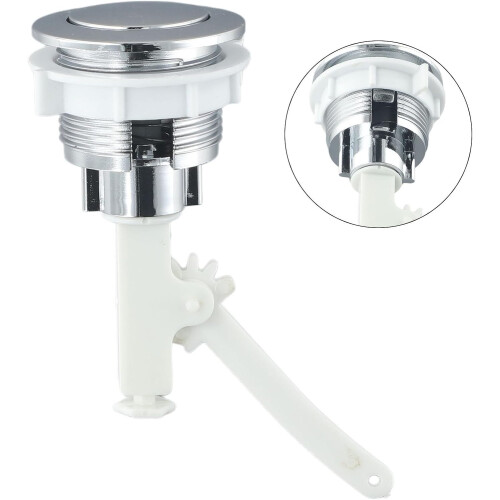 WC flush button, 38 mm, durable ABS material for longlasting performance in homes and hotels. 2