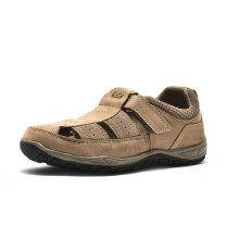 Woodland Herren Dubai Khaki Leder Sandalen-8 UK (42 EU) (GD 3458119)