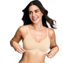 Nykd (NYB003) Cotton Lightly Padded & Non Wired Everyday T-Shirt Bra for Women | Medium Coverage Bra with Soft Detachable Straps | Ideal for All