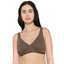 Wacoal Basics Essentials2.0 Non-Padded Non-Wired Full Cup Everyday Wear T-Shirt Bra -Brown 38Dd