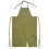 Potter's apron, adjustable splitleg design with 3 pockets, clay apron for pottery. 1