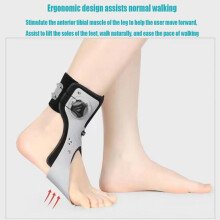 Foot Lifter, Foot Lift Orthosis, Foot Gel Orthosis, Support for Hemiplegia, Stroke, Shoes, Walking Foot Stabiliser (B/Left L)