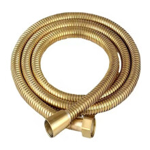 1.5/2/3.0 m G1/2 Inch Flexible Stainless Steel Shower Hose Bathroom Shower Head Extension Pipe (Gold, 300cm) 300cm Gold