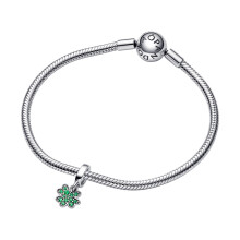 Pandora Four Leaf Clover Dangle Good Luck and Protection Charm 792751C01