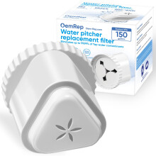 Filtre de rechange (1 unitι) pour carafe filtrante EPIC, compatible avec Aquagear Seychelles. Sans BPA. Ιlimine le fluorure et le chlore.