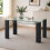 Greenwich Glass Dining Table 1