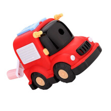 Classic Hand Pencil Sharpener in Car Design, Childfriendly for School and Home, Manual Sharpening for Pencils and Colouring Pencils.