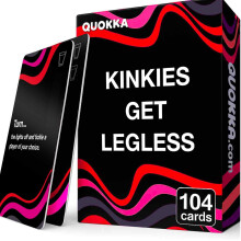 (Kinkies Get Legless) QUOKKA Adult Party Card Game - 104 Dare & Challenge Cards - Drinking Game for Game Night