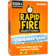 (Original) QUOKKA Rapid Fire Question Cards - Icebreaker Party Game for Kids, Teens & Adults - 500+ Questions