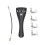 3in1 Violin Tailpiece Ebony Nylon String Fine Tuners Replacement for Size 4/3 4/4 Strong 1