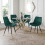 SET OF 2 HADID DINING CHAIRS - GREEN 4