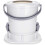 Spin Dryer for Clothes, Manual Hand Operated Camping Drying Machine  Space Saving Flats Design  Easy Laundry Solution White 1