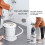 Spin Dryer for Clothes, Manual Hand Operated Camping Drying Machine  Space Saving Flats Design  Easy Laundry Solution White 2