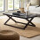 Haddon Black 110cm Coffee Table 1