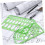 11Piece Geometric Drawing Template Set Transparent Plastic Ruler 2