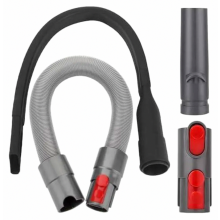 4-osainen pölynimurin lisävarustesarja Dyson V7 V8 V10 V11 V12 V15 -pölynimureihin: jatkoletku + joustava rakosuutin + sovitintarvikkeet