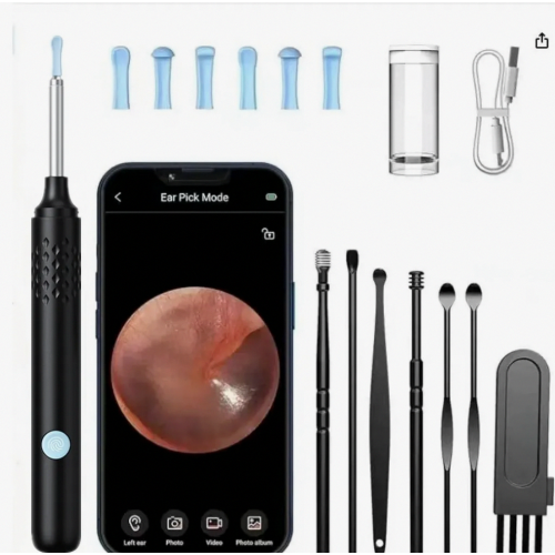 Ear cleaner WiFi Visual with high-resolution camera gyroscope