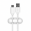 Cable Holder Clips, 5-Pack Cable Organizer Desk, Silicone Adjustable Cable Clips (White) 3