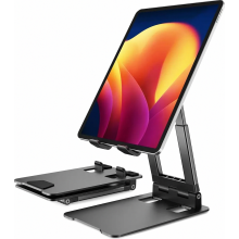 Stabiele tabletstandaard, Clearlook opvouwbare tablethouder