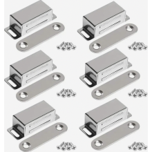 Magnetische sluiting voor kastdeuren - magnetische deurmagneten, deurdrangers, meubelmagneten, roestvrij staal, 10 kg sterke kastmagneten vo