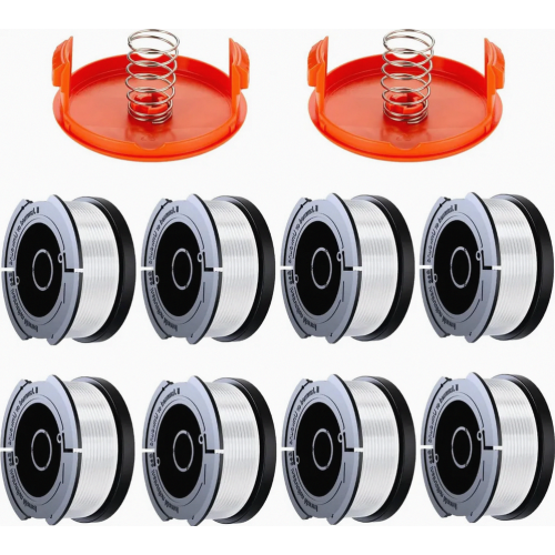 Trimmer line spool compatible with Black & Decker lawn trimmers, A6481 A6485.