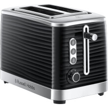 Russell Hobbs Inspire 2 Slice Toaster (Extra wide slots, High lift feature, 6 Browning levels, Frozen/Cancel/Reheat function with Blue LED illuminatio