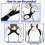 Back Straightener, 2 Pcs Posture Corrector Shoulder Strap, Adjustable Upper Back Support Straightener Posture Trainer, Back Straightener 3