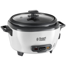 Russell Hobbs Rice Cooker, 1.2kg, 6 Portion - 145g per Serving, 300W, 27030
