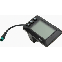 Electric bicycle display, 36V, 48V, LCD GD01 display, 5-pin waterproof connector for 22.2 mm handlebars