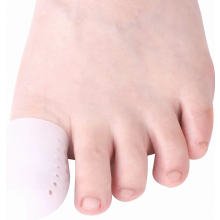 10-piece gel toe caps, toe protectors for big toes, breathable silicone toe protectors for blisters, corns, ingrown toenails, pain