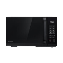 Toshiba 23L Black Mirror Digital Grill Microwave, 900W Countertop Microwave with 1000W Grill, Combination Cooking with 11 Power Levels, Auto Menus, Ch