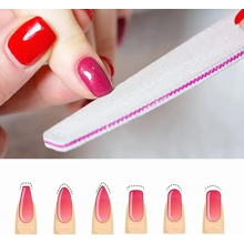 iguTrail Professional Nail File, 13 pieces, 100/180 grit, washable, for nails, double-sided – hair salon, pets