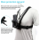 Supporto per telefono con cinturino pettorale, clip per telefono, action camera, POV per Samsung iPhone Plus ecc. 3