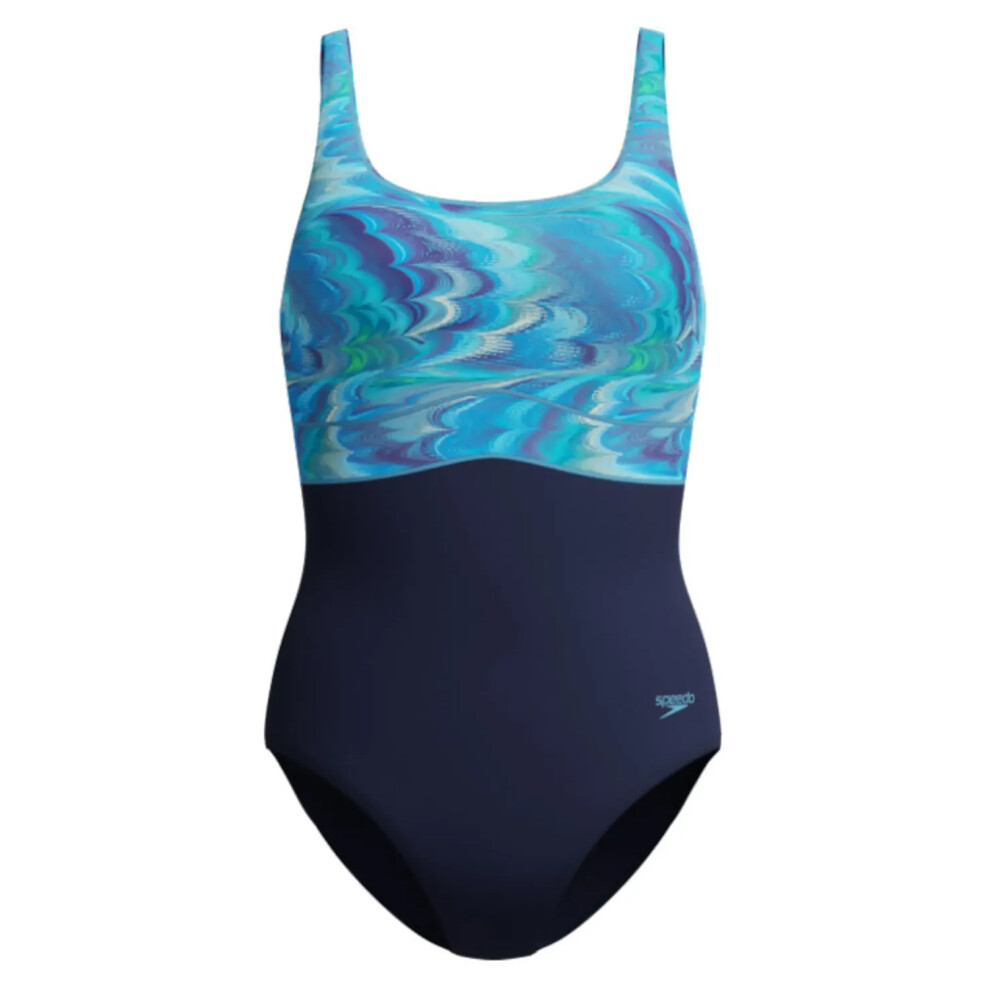 Speedo (20 Uk, Navy) Womens/Ladies Eclipse Contour One Piece Swimsuit