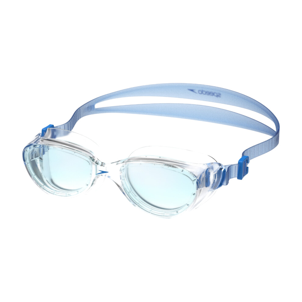 Speedo (One Size, Blue/Clear) Unisex Adult Futura Hydrospex Swimming Goggles