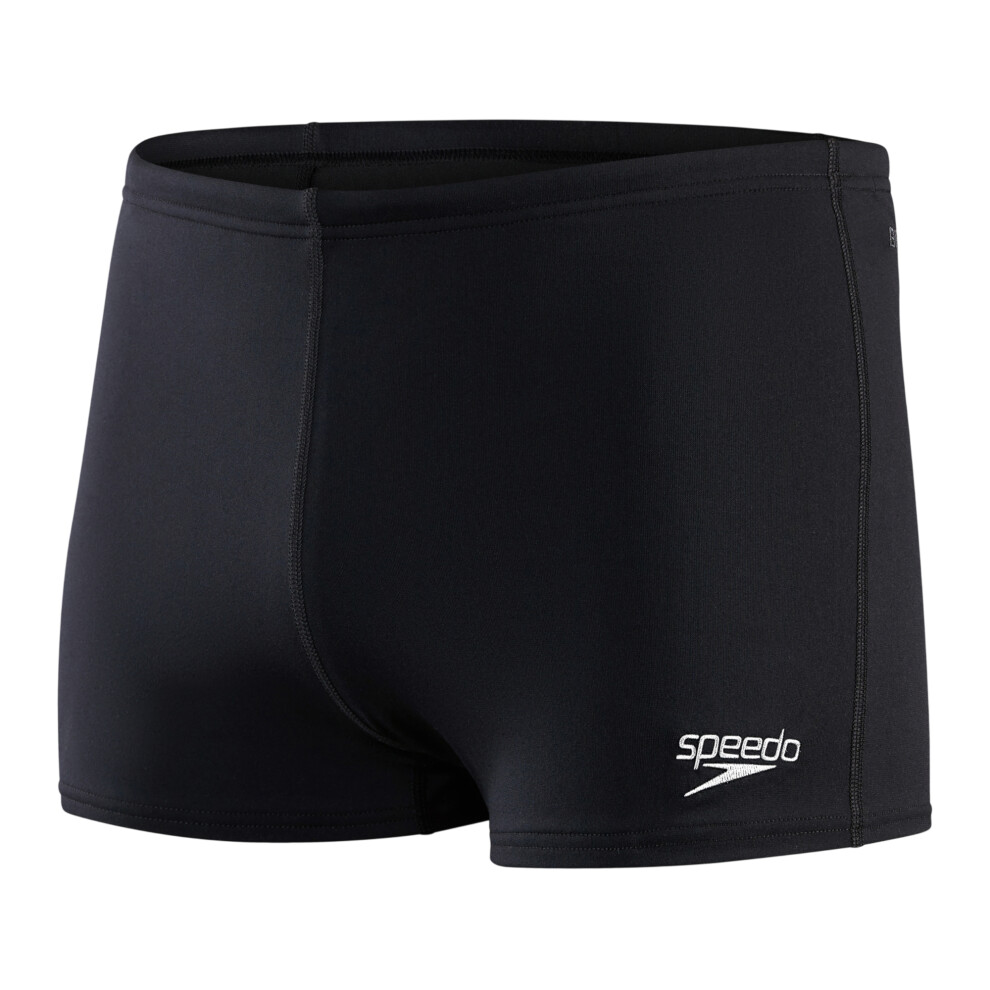 Speedo (L, Black) Mens Aqua Endurance+ Swim Shorts