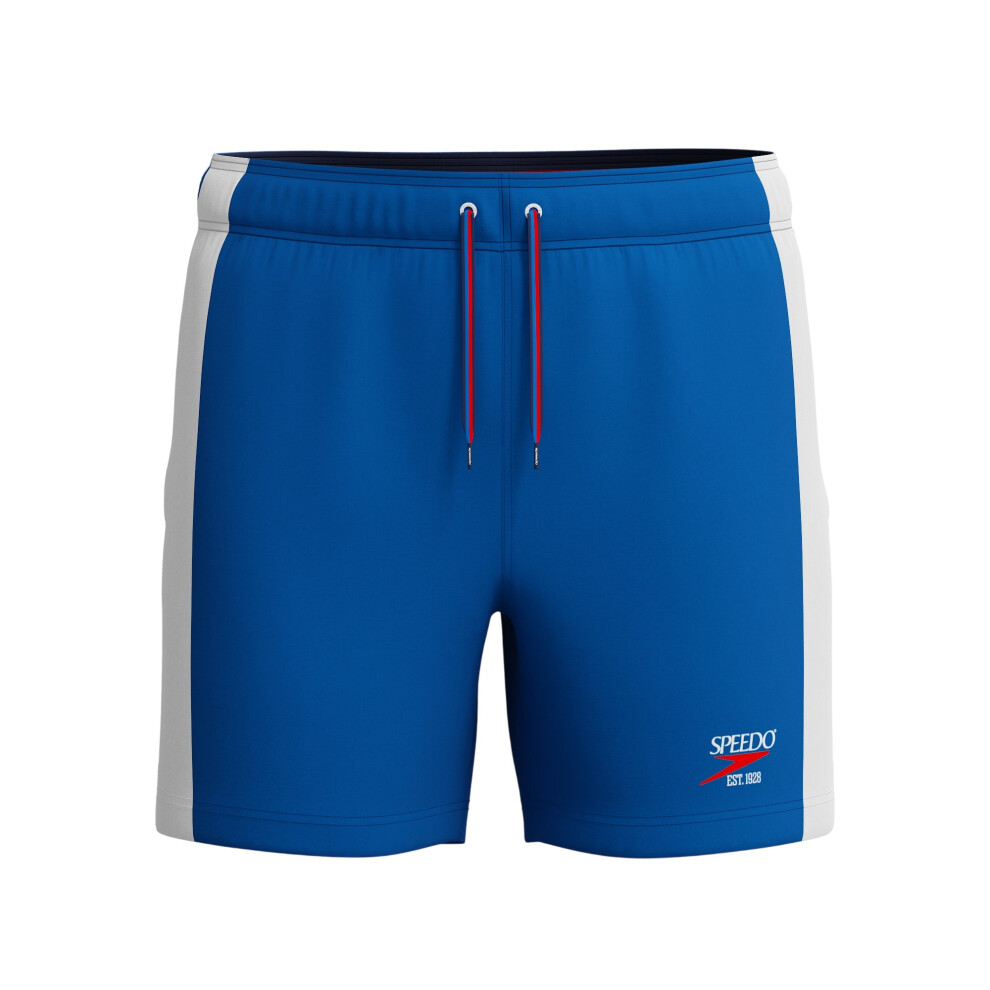 Speedo (M, Blue) Mens Jetstream Volley Retro Swim Shorts