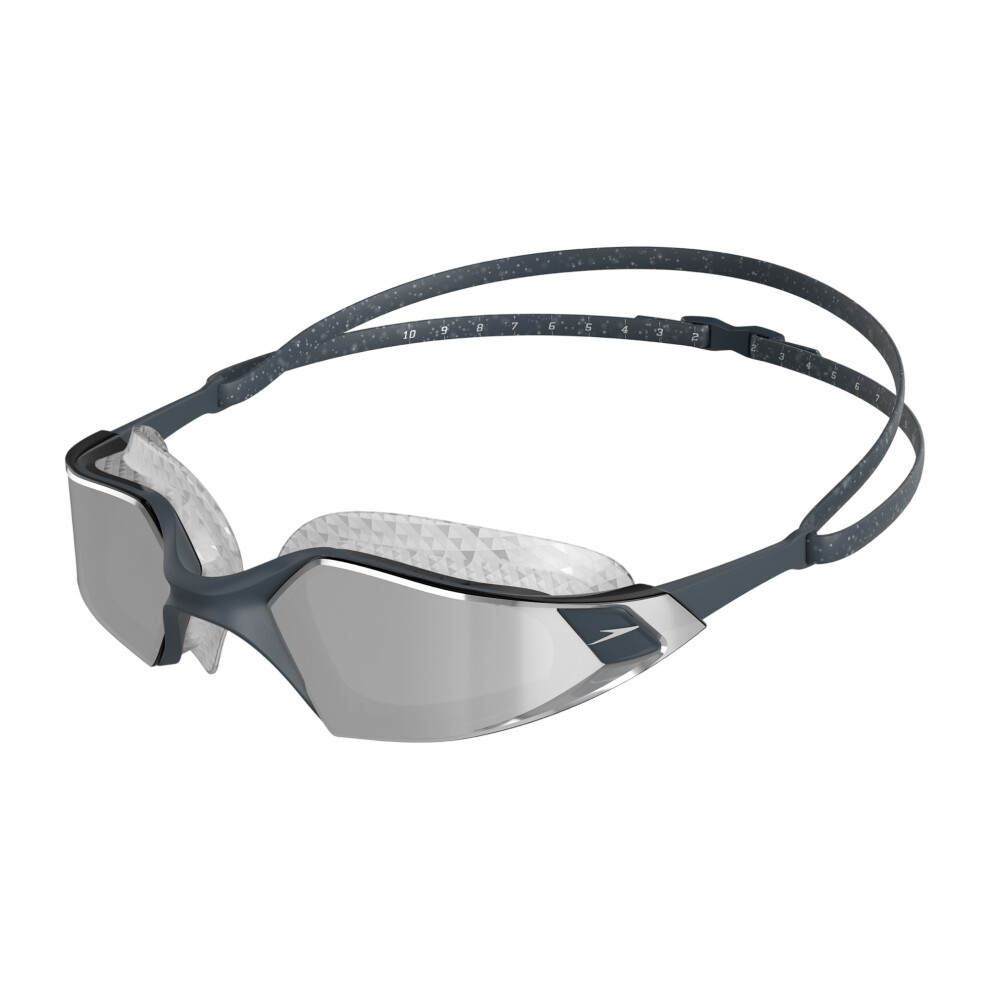 Speedo (One Size, Grey) Unisex Adult Aquapulse Pro Mirrored Swimming Goggles